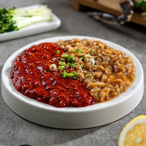 쵱선생 프리미엄 양념 순살 꽃게장 순살 양념게장 300g (2통)_이미지