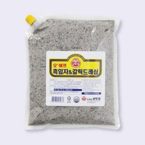 오뚜기 오쉐프 흑임자 갈릭드레싱 2kg (1개)
