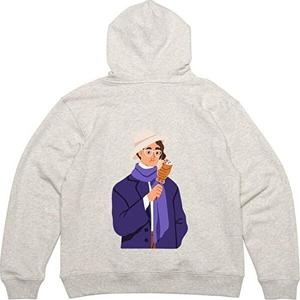 패션 JHQSYQ0N_51HD 뒷면 겨울간식 붕어빵 디자인 옷 프린팅