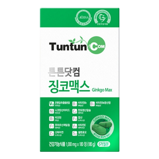 튼튼닷컴 징코맥스 180정이미지입니다. 누르면 해당 게시물로 새창이동합니다.