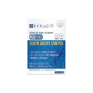 종근당건강 20100 초임계 알티지 오메가3 833mg 30캡슐 (2개)_이미지