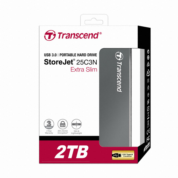 트랜센드 StoreJet 25C3N (2TB)_이미지