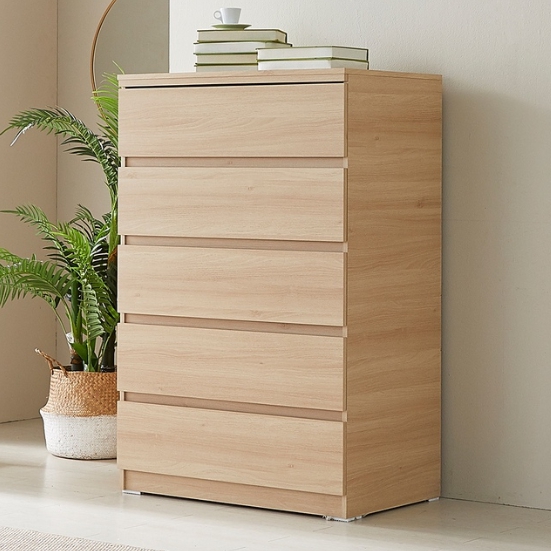 원퍼니처 단비 5단 광폭 서랍장 800_이미지
