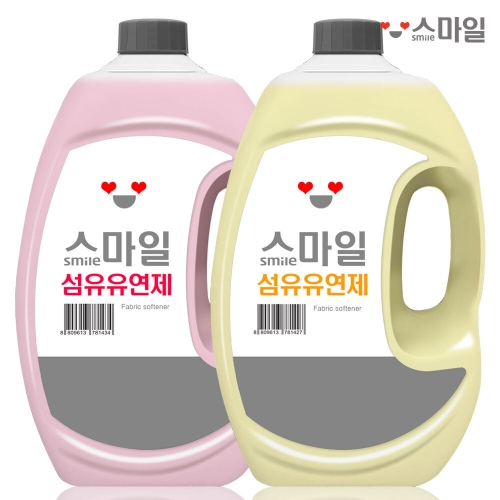 유연제 2.5L 후리지아향 1개+핑크로즈향 1개