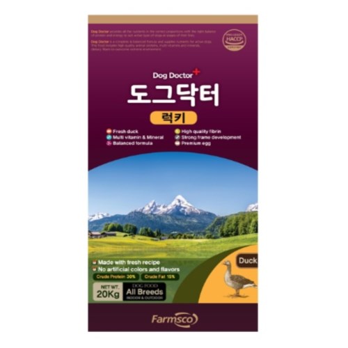 팜스코 도그닥터 럭키 20kg (1개)_이미지