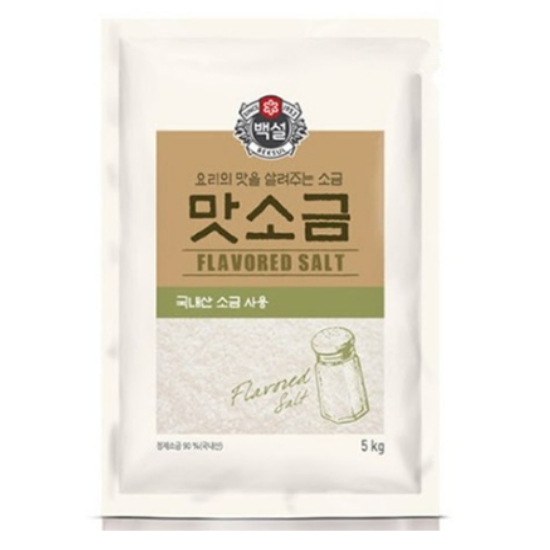 백설 맛소금 5kg이미지입니다. 누르면 해당 게시물로 새창이동합니다.
