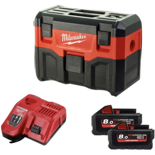 밀워키 M18 VC-2 (8.0Ah, 배터리 2개)_이미지