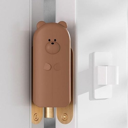 셀러허브 JHQRTPB6_4A 곰돌이 손끼임방지 문쾅방지 스토퍼