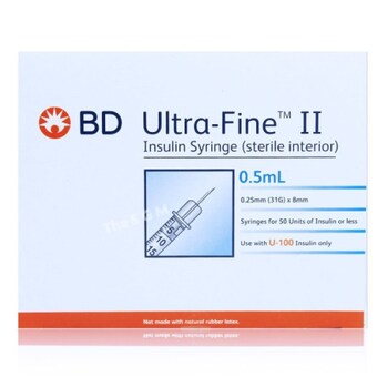 벡톤디킨슨 BD 울트라파인2 인슐린 <b>주사기</b> 31G 8mm 1ml