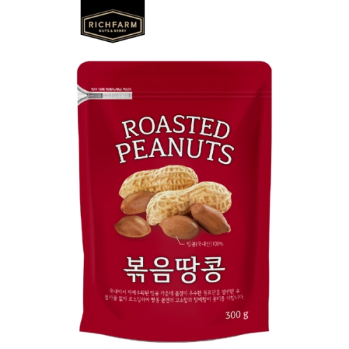 리치팜너트 국산볶음땅콩 300g [1개]