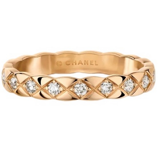 샤넬 코코 크러쉬 반지 베이지 골드 J11786