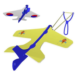 LED 슈팅 비행기 만들기 탄성 글아이더 새총 과학키트