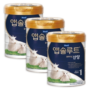 매일유업 앱솔루트 플래티넘 산양 1단계 750g (3개)_이미지