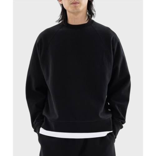 lt판gt 멀티 로고 헤비웨이트 스웨트셔츠 Black DIKU241LRSW501BK 121230