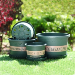 대형화분 플라스틱 화분 인테리어 슬릿 가드닝 원예 베란다 텃밭 모스그린 낮은형 중형