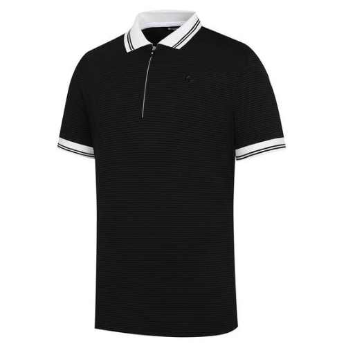 레노마 레노마골프 시어서커 카라 반팔 티셔츠 RMTPM2121 (199, 블랙)