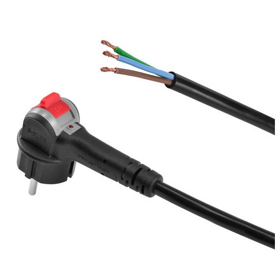 현대일렉트릭 스위치 플러그 파워코드 블랙 (2m)_이미지