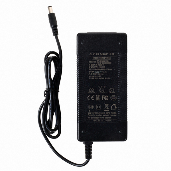 프라임디렉트 29.4V 2A 전동 킥보드 충전 아답터_이미지