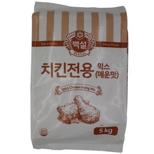 CJ제일제당 백설 치킨전용 믹스 매운맛 5kg