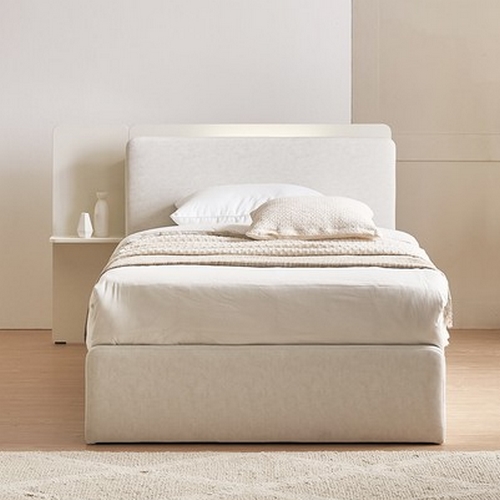 세런 패브릭 호텔 LED침대 SS+사이드패널