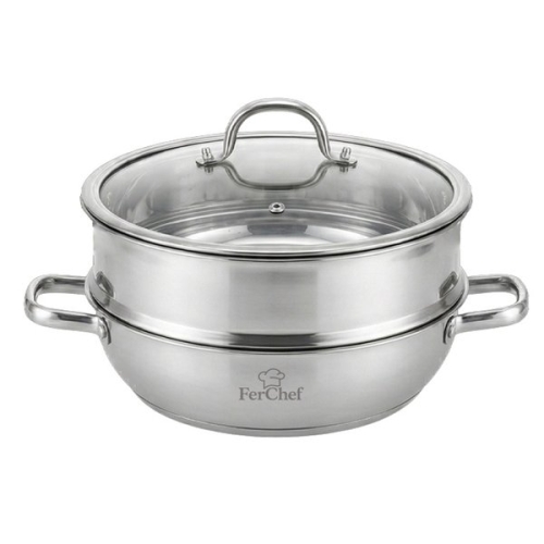 페르쉐프 스텐 인덕션 2단 찜기