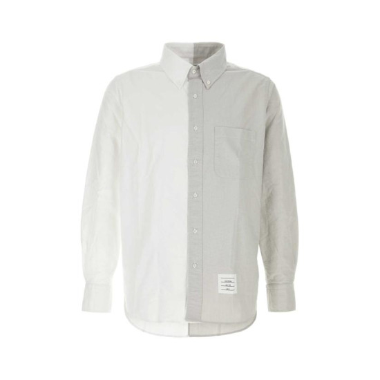 톰브라운 스트레이트 핏 BD LS 셔츠 SPLI MWL404C F0313 035_이미지