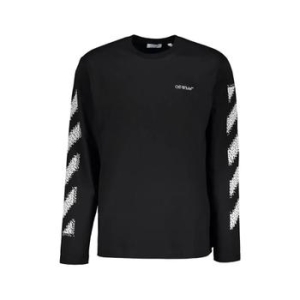 오프화이트 긴소매 그래픽 티셔츠 44MAB086G5J004 T