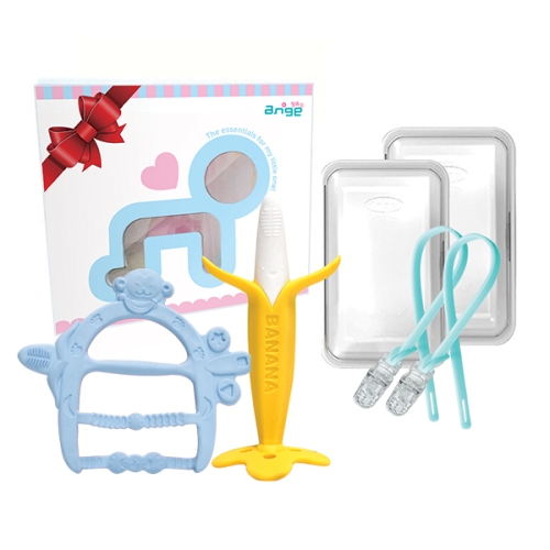 앙쥬 치발기 2종세트 바나나+팔찌_이미지