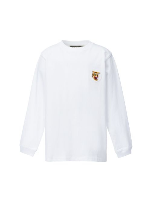 오니츠카타이거 Onitsuka Tiger KIDS 키즈 타이거 자수 티셔츠 2184A269_001 GZL758 FYE970_이미지