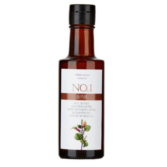 앤오일 국산 저온압착 들기름 180ml (1개)_이미지