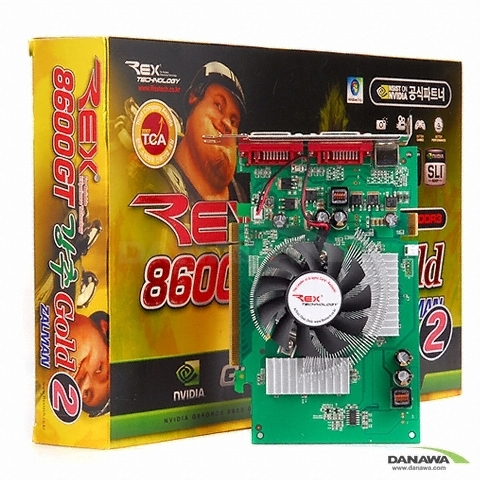 Rextech 지포스 8600GT 강추 Gold2 256MB 잘만_이미지
