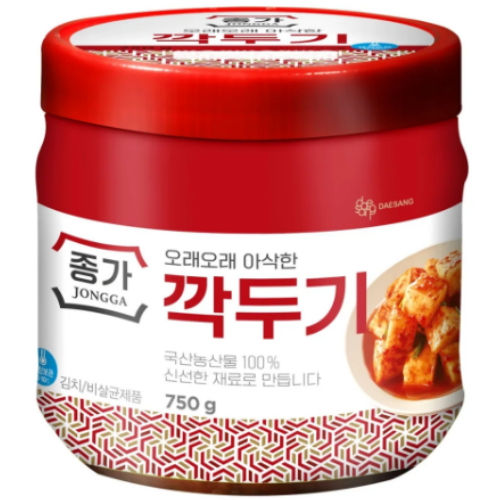 종가 깍두기 750g이미지입니다. 누르면 해당 게시물로 새창이동합니다.