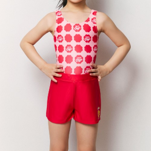 츄파춥스 여아 캔디팝 원피스 세트 레드 B6SKSST319RED