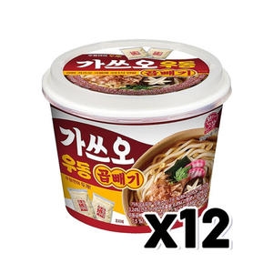 한일식품 본고장 가쓰오우동 곱빼기 329.6g (12개)