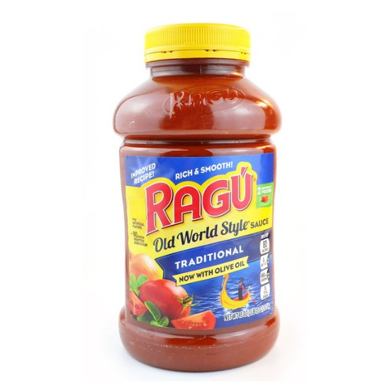 RAGU 트레디셔널 토마토 스파게티 파스타 소스 1.27kg (3개)