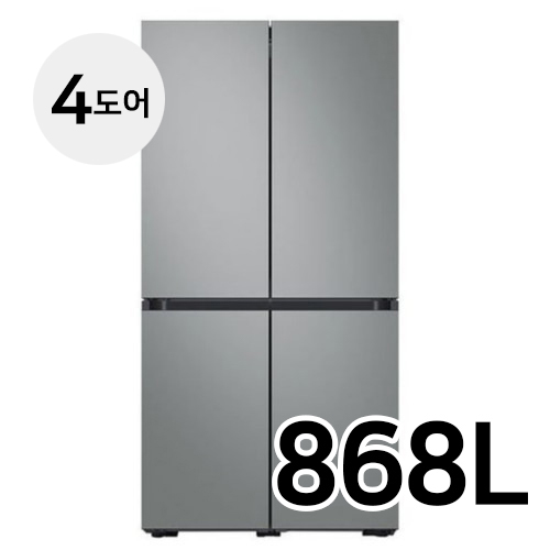 삼성전자 비스포크 새틴 RF85T9203 (그레이)_이미지