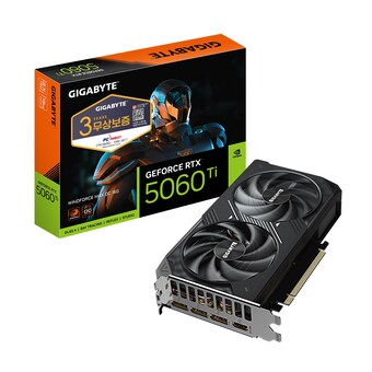 GIGABYTE 지포스 <b>RTX</b> <b>5060</b> <b>Ti</b> WINDFORCE MAX OC D7 <b>16GB</b> 피씨디렉트