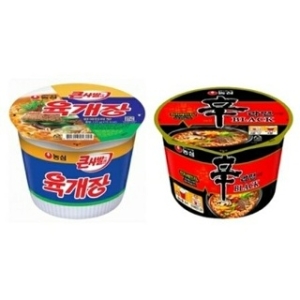 육개장큰사발6개 + 신라면블랙큰사발6개