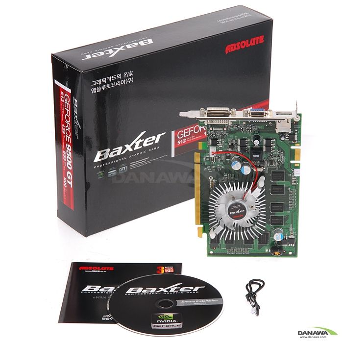 앱코 지포스 9500GT Baxter HDMI D2 512MB_이미지