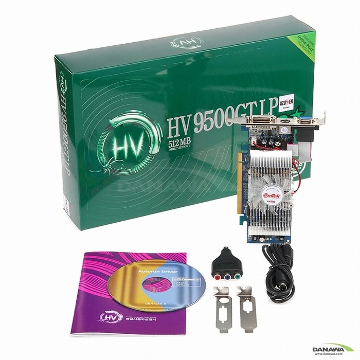 이엠텍 HV 지포스 9500GT 작은고추 512MB LP 아주쎈_이미지