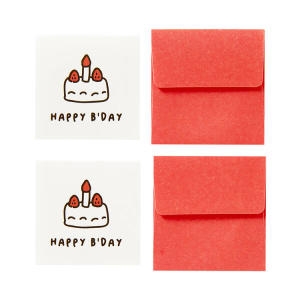 아트박스 딸기케이크 미니카드