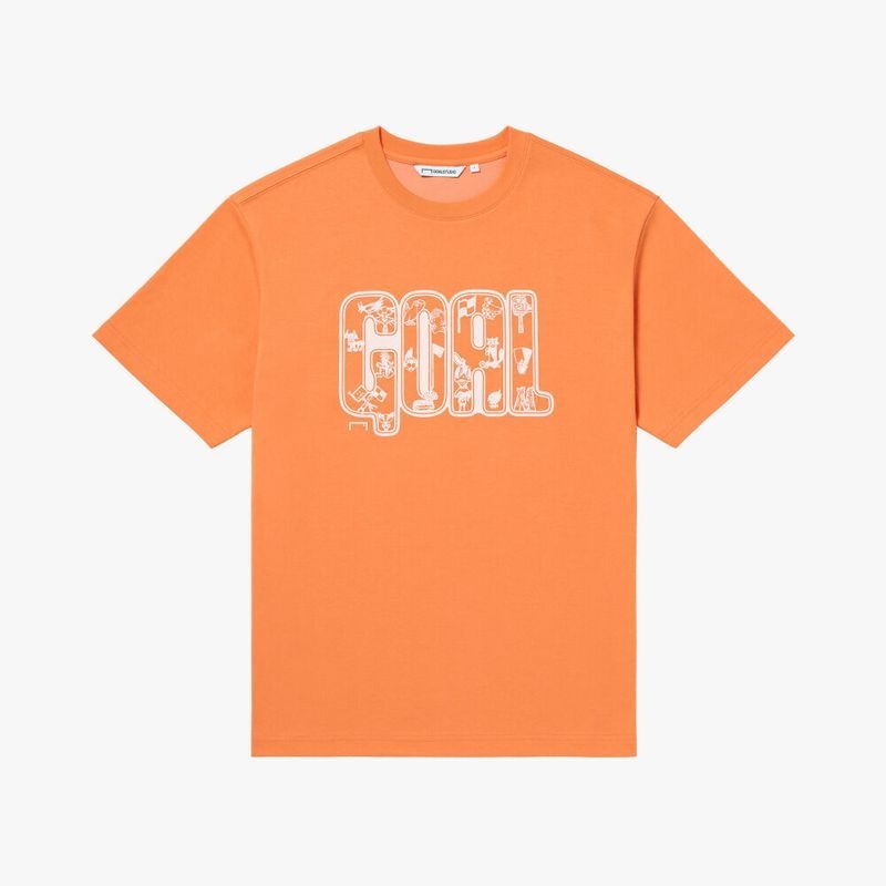 ��Ʃ��� VAR AIRMESH GOAL TEE-ORANGE 224322