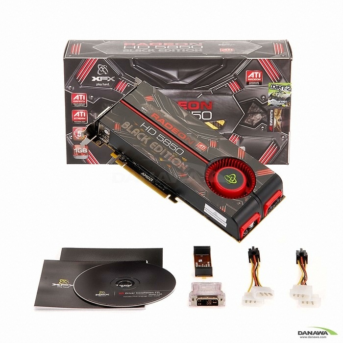 XFX 라데온 HD 5850 Black Edition D5 1GB_이미지