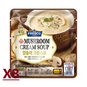 오뚜기 프레스코 양송이 크림스프 180g (9개)