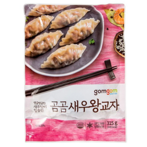 곰곰 새우왕교자 315g이미지입니다. 누르면 해당 게시물로 새창이동합니다.