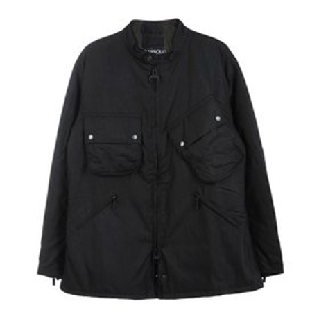  바버 남성 할렘 왁스 자켓 MWX1859BK11