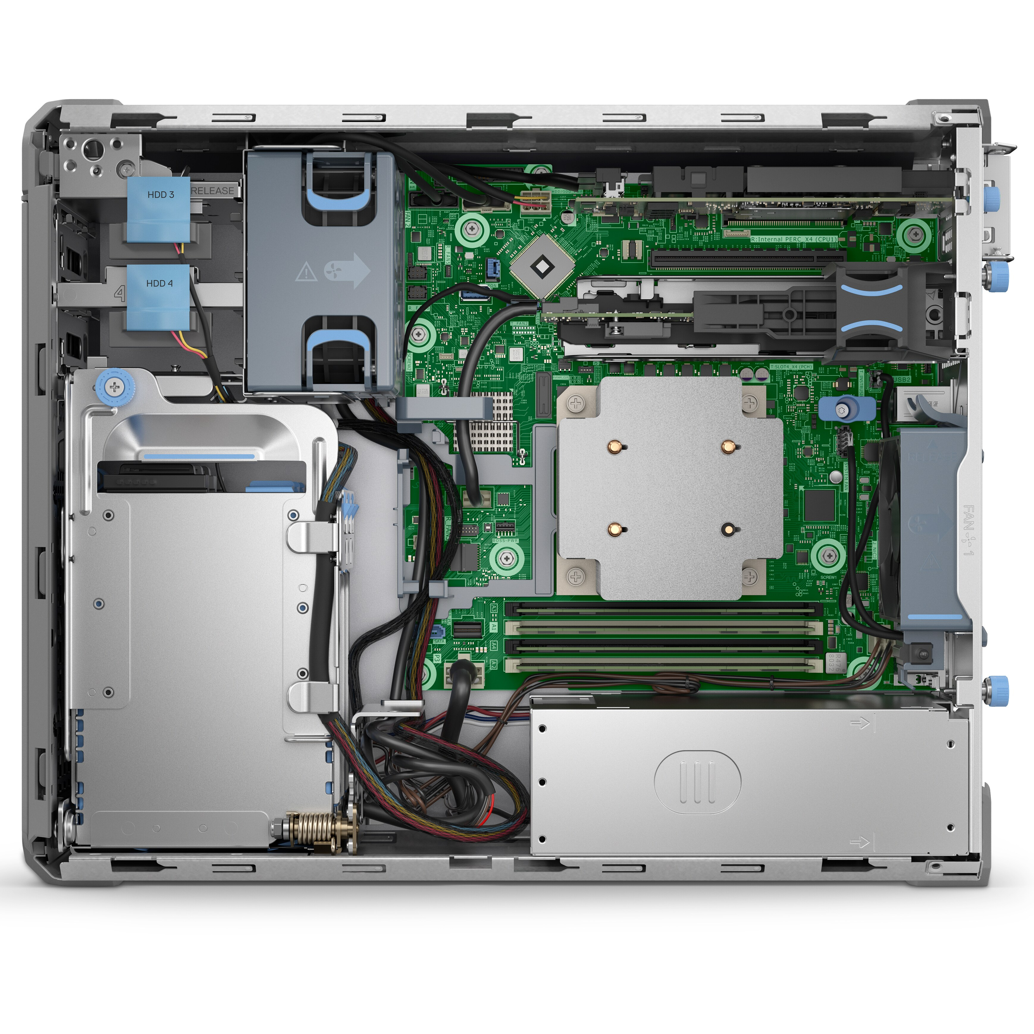 DELL 파워엣지 T160 E-2414 300W RAID1 (32GB, SSD 500GB)_이미지