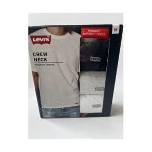 리바이스 리바이스바디웨어 남성 티셔츠 3팩 크루넥 탑 프리미엄 코튼 그레이 블랙 화이트 미디엄 3159602