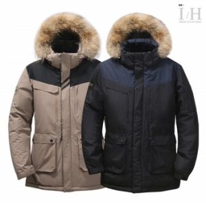 후드탈부착 덕다운 리얼 라쿤퍼 350 헤비다운_IH4DU1603