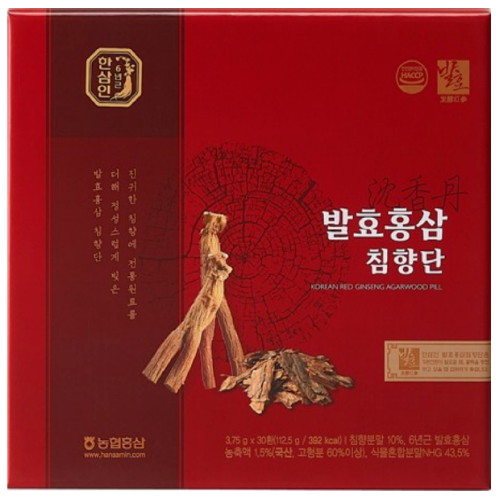 농협홍삼 한삼인 발효홍삼 침향단 3.75g 30환 (1개)_이미지